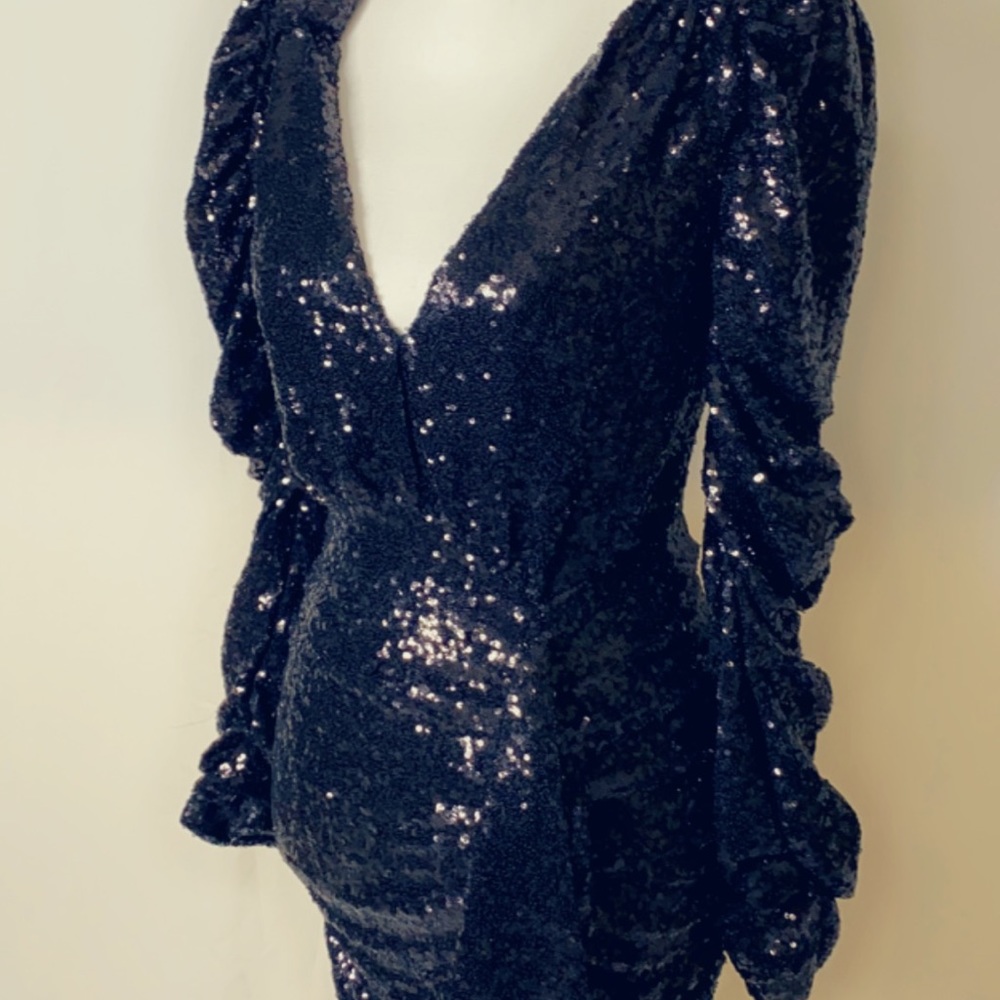 Black Sequence Dress